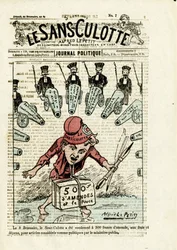 Illustration till omslaget till Le Sans-culotte, nr 7