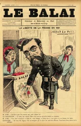 Illustration av Alfred Le Pepetit (1841-1909) för omslaget till Le Bai, nr 6