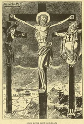 Illustration av Alfred Le Pete (1841-1909) i Gros-Jean och hans botemedel