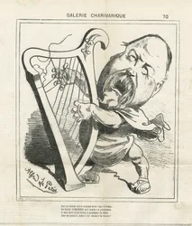 Illustration av Alfred Le Pete (1841-1909) i Le Charivari