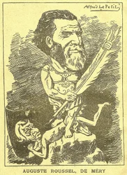 Illustration av Alfred Le Petit (1841-1909) i Grosjean och hans botemedel