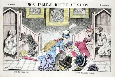 Le Grelot, nummer 735, Satirical in Colors