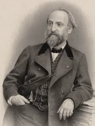 Porträtt av kompositören Antoine Francois Marmontel 1816-1898.