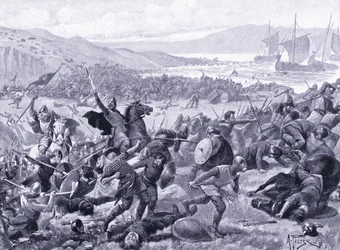 Det stora slaget vid Brunanburgh, år 937
