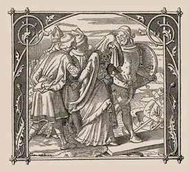 Nibelungen. Kriemhilds avsked, 1840-1841.