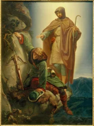 Skyddsängel räddar Maximilian i Martinswand / Rethel