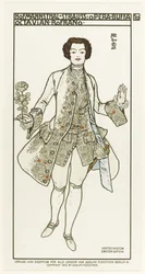 Kostymskiss till operan Rosenkavaljeren av Richard Strauss, 1910