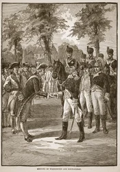 Möte mellan Washington och Rochambeau, pub. 1896