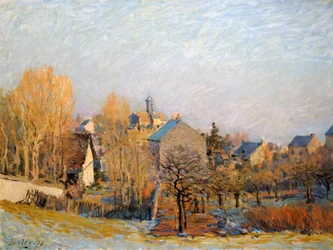Frost i Louveciennes, 1873.