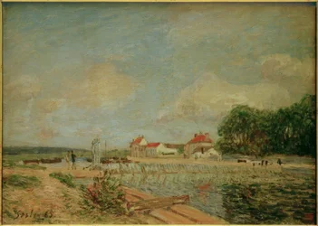 Loingdammen i Saint-Mammès