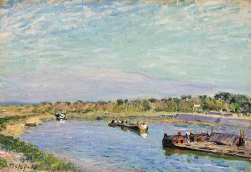 Hamnen i Saint Mammes, morgon, 1885