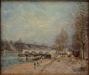 Saint-Mammès - Grått väder