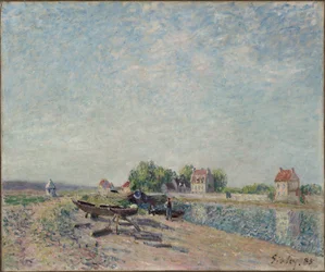 Saint-Mammès, Loing-kanalen, 1885.