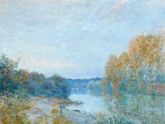 Soleil Couchant, Höstkväll på floden
