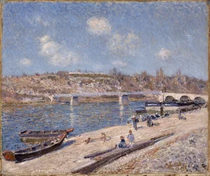 Stranden vid Saint-Mammès