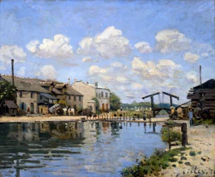 Canal Saint-Martin, Paris, 1872