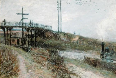 Spången över järnvägen vid Sevres, c.1879