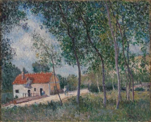 Vägen från Moret till Saint-Mammès, 1883-85