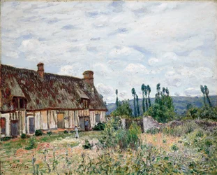 Den övergivna stugan med halmtak, 1894