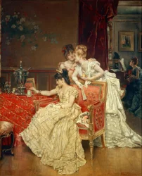 Alfred Stevens, Tekoppen