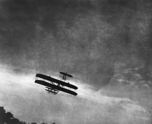 Flygplan / biplan / foto 1910