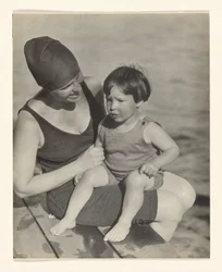 [Marie Rapp Boursault och Yvonne Boursault, Lake George]