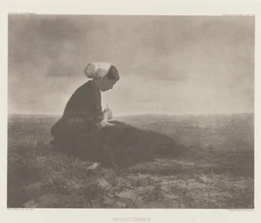 Netzflickerin (Mending Nets), Katwijk 1894