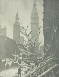 Two Towers, New York, 1911.