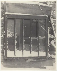 Fönster: Trä, Glas, Snö
