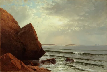 Morgon, Cape Ann 1875 (olja på duk)