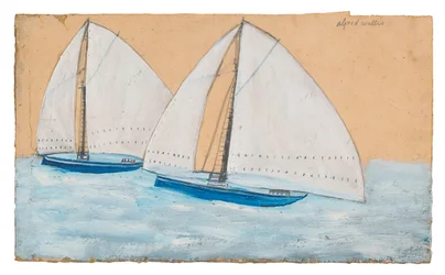 Två segelbåtar