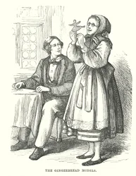 Hans Christian Andersen: I Sverige (litografi)
