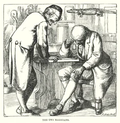 Hans Christian Andersen: Droppen vatten (litografi)