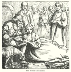 Hans Christian Andersen: Hopparen (litografi)