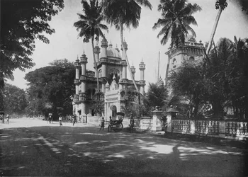 En mohammedansk moské, Cinnamon Gardens, Colombo, c1890, 1910