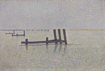 Kanalen i Nieuwpoort, ca. 1889