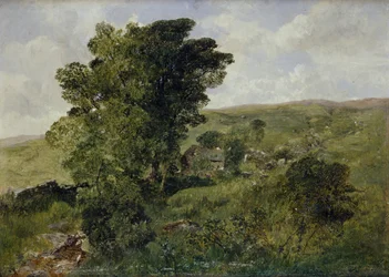 Utsikt över Nantlle, Caernarvonshire, 1855