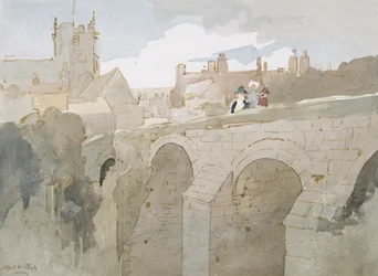 Corfe (akvarell på papper)