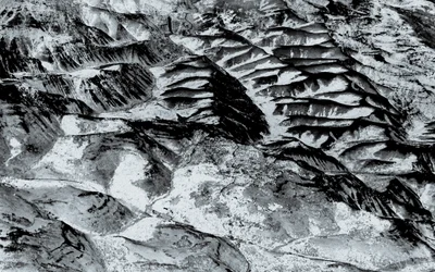 Over Nevada, 2018 (handmålat fotografi)