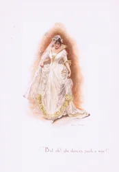 Men åh, hon dansar så!, från Some Old Love Songs publicerade av Hildesheimer & Faulkner, 1892