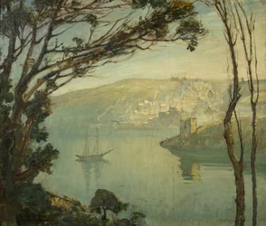 A Winter Morning, Fowey (olja på duk)
