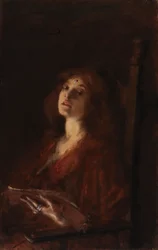En sång, ca. 1895.