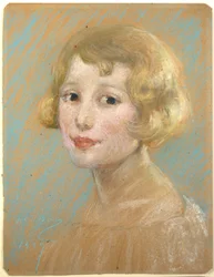 Blond tjej