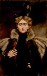 Natalie i Fur Cape, 1897.