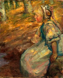 Bondflicka, 1900.