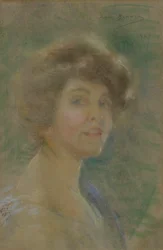 Självporträtt, 1909