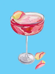 Livfull rosa cocktail
