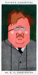GK Chesterton, brittisk poet, romanförfattare och kritiker, 1926