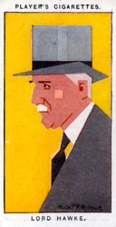 Martin Bladen Hawke, 7:e baron Hawke, brittisk cricketspelare, 1926.