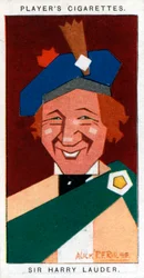 Sir Harry Lauder, skotsk komiker, 1926.